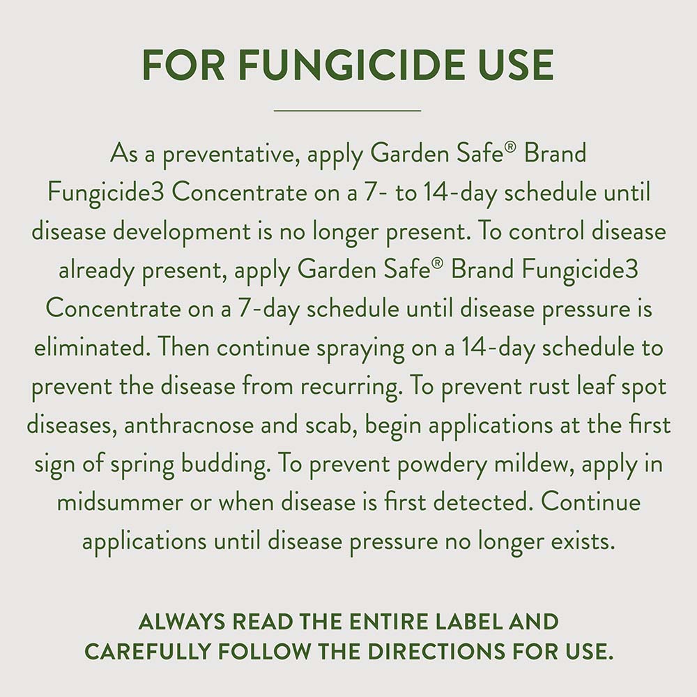 HG-83197 Fungicide3® Concentrate, 28 fl oz - Directions for Use